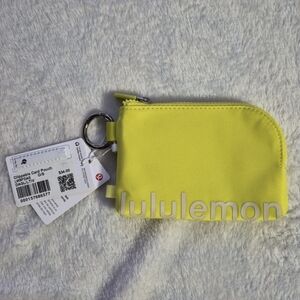 Lululemon Clippable Card Pouch Daisy Glow NWT